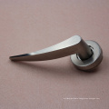 Die casting solid stainless steel door handle with rosette